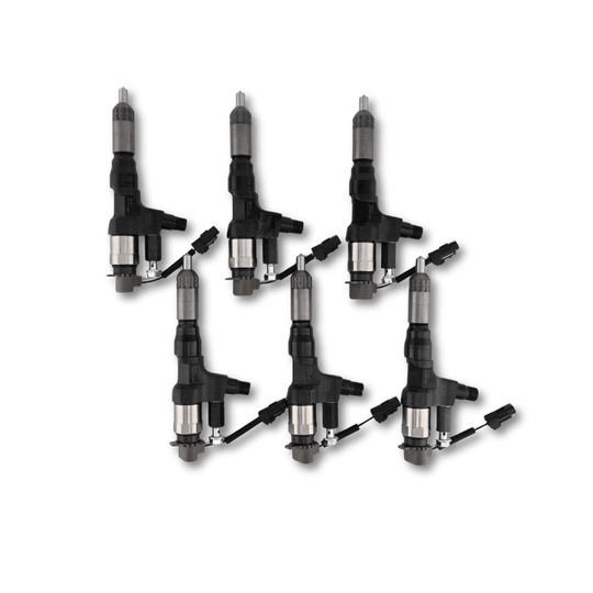 6 Pcs Fuel Injector 095000-8092 23670-E0392 for Hino Kobelco Truck Engine - Fuel Parts Depot