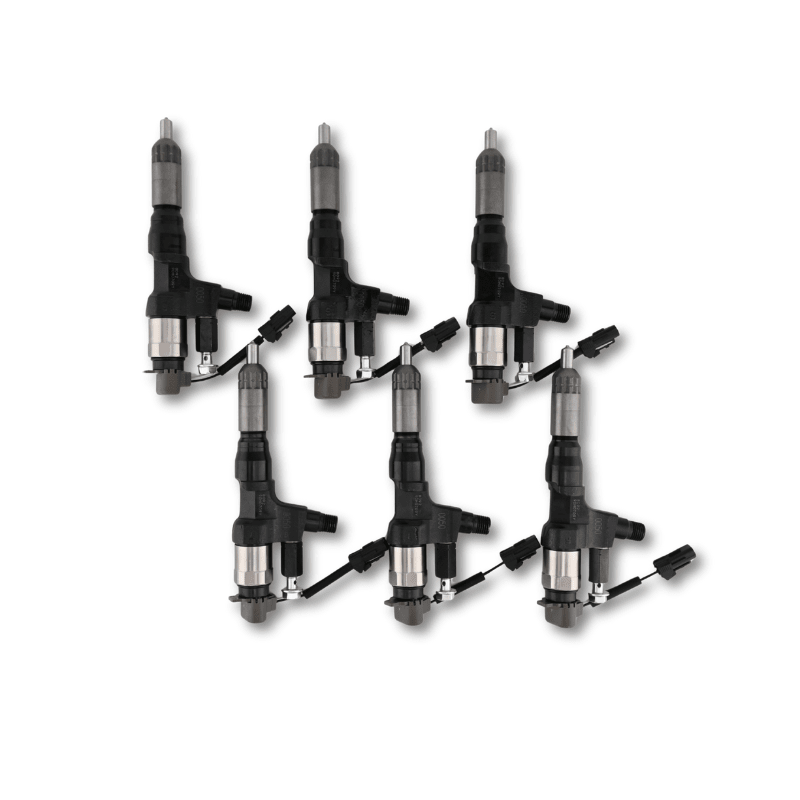 6 Pcs Fuel Injector 095000-8092 23670-E0392 for Hino Kobelco Truck Engine - Fuel Parts Depot