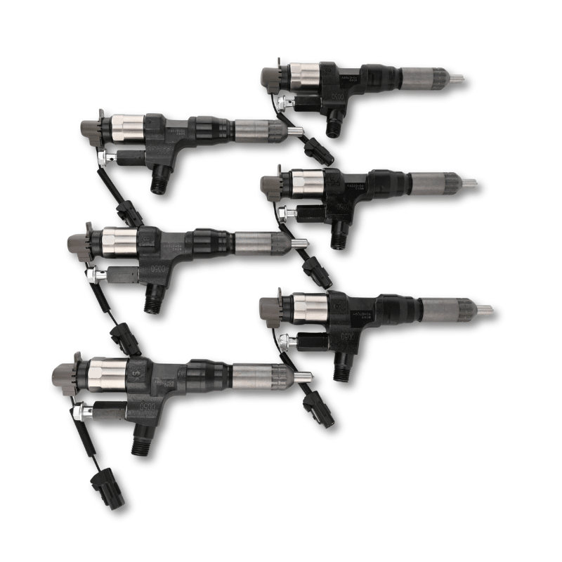 6 Pcs Fuel Injector 095000-8092 23670-E0392 for Hino Kobelco Truck Engine - Fuel Parts Depot