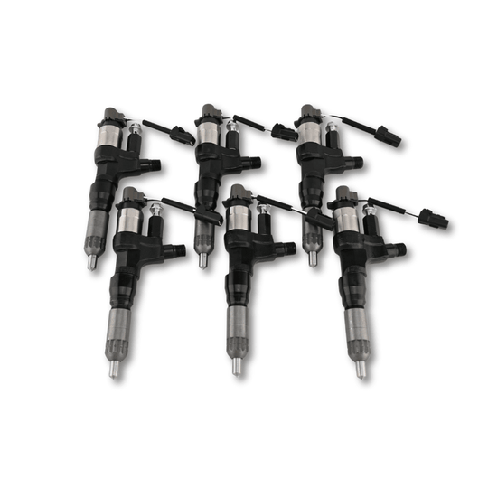 6 Pcs Fuel Injector 095000-8092 23670-E0392 for Hino Kobelco Truck Engine - Fuel Parts Depot