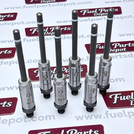 6 Pcs Fuel Injector 0R - 3418 0R3418 fit for Caterpillar CAT Engine 3304 3304B 3306 3306B Excavator 215 219 225 229 235 E240 E300 - Fuel Parts Depot