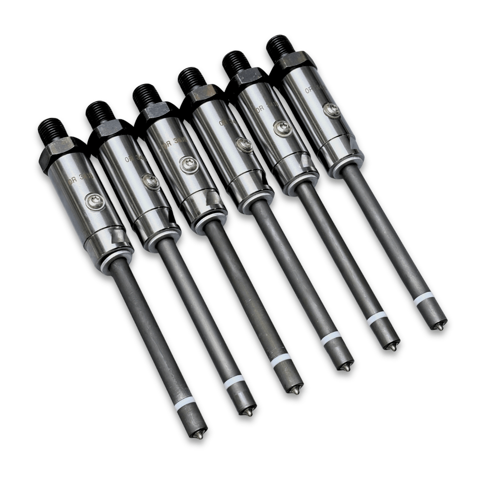 6 Pcs Fuel Injector 0R - 3418 0R3418 fit for Caterpillar CAT Engine 3304 3304B 3306 3306B Excavator 215 219 225 229 235 E240 E300 - Fuel Parts Depot
