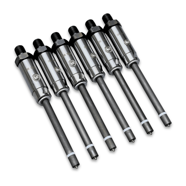 6 Pcs Fuel Injector 0R - 3418 0R3418 fit for Caterpillar CAT Engine 3304 3304B 3306 3306B Excavator 215 219 225 229 235 E240 E300 - Fuel Parts Depot