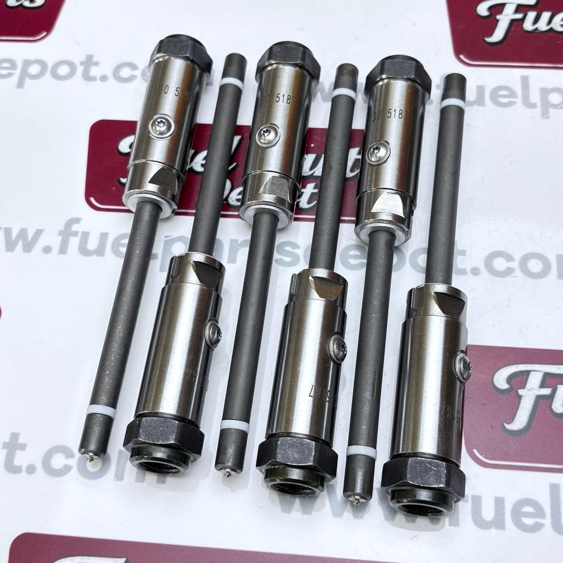 6 Pcs Fuel Injector 130 - 5187 1305187 for Caterpillar CAT Engine 3406C 3406 - Fuel Parts Depot