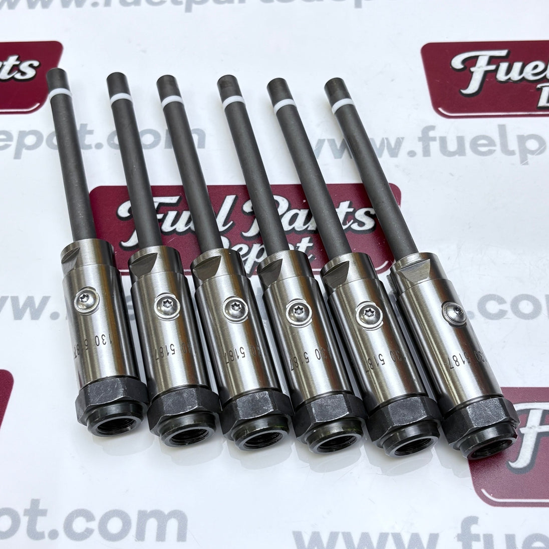 6 Pcs Fuel Injector 130 - 5187 1305187 for Caterpillar CAT Engine 3406C 3406 - Fuel Parts Depot