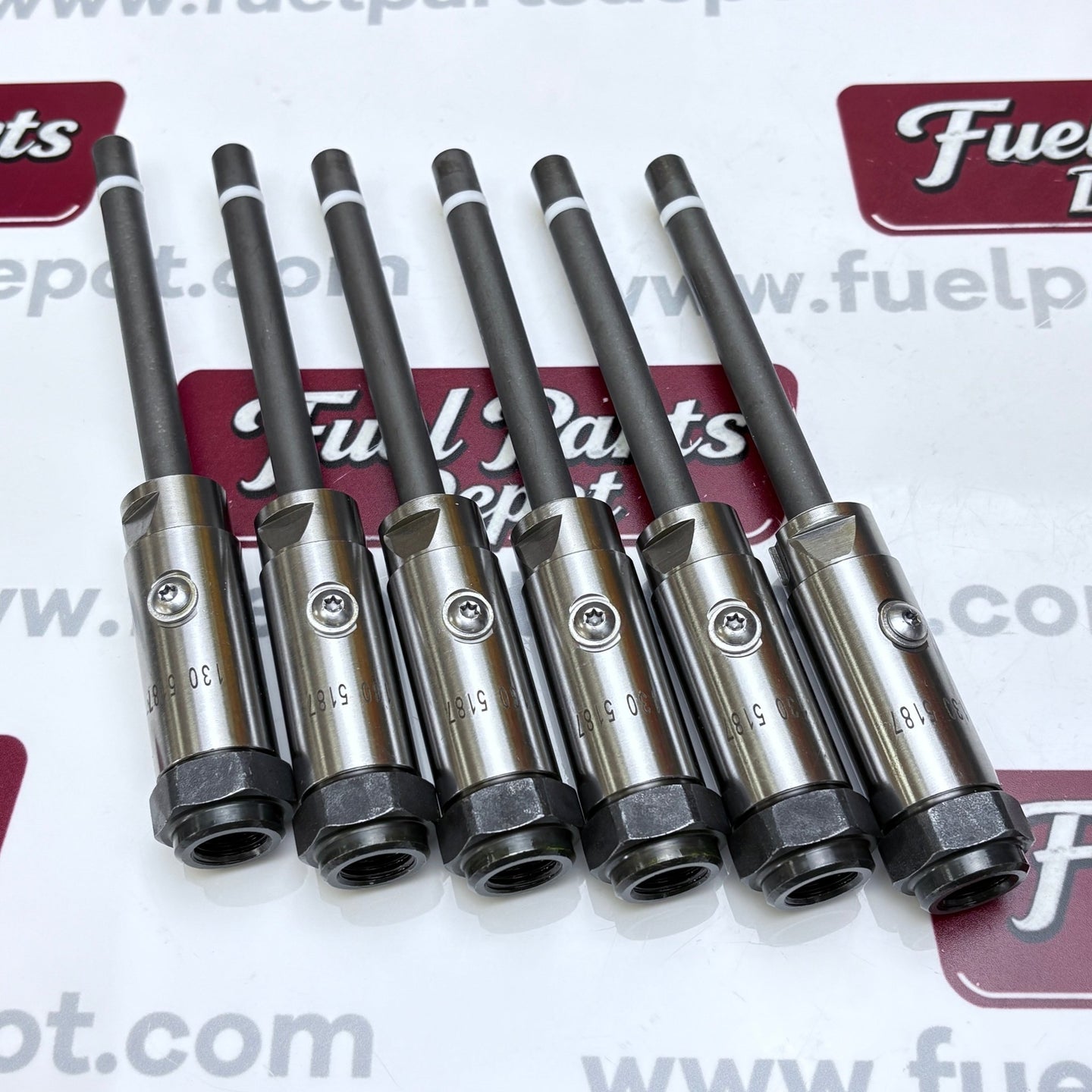 6 Pcs Fuel Injector 130 - 5187 1305187 for Caterpillar CAT Engine 3406C 3406 - Fuel Parts Depot