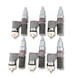 6 Pcs Fuel Injector 153-7923 1537923 Fit for Caterpillar CAT Engine 3176B 3176 C12, Remanufactured - Fuel Parts Depot