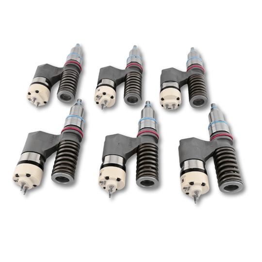 6 Pcs Fuel Injector 153-7923 1537923 Fit for Caterpillar CAT Engine 3176B 3176 C12, Remanufactured - Fuel Parts Depot