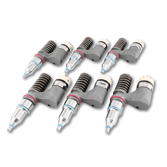 6 Pcs Fuel Injector 153-7923 1537923 Fit for Caterpillar CAT Engine 3176B 3176 C12, Remanufactured - Fuel Parts Depot