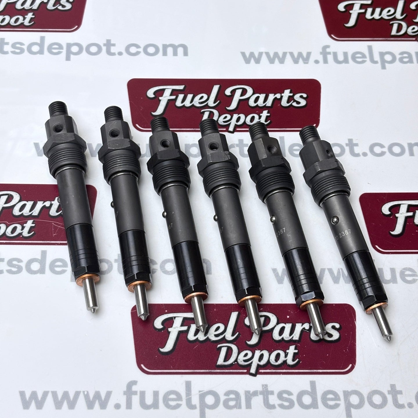 6 Pcs Fuel Injector 170-2387 216-4933 Fit for Caterpillar CAT Engine 3056 Loader 924G 924GZ - Fuel Parts Depot