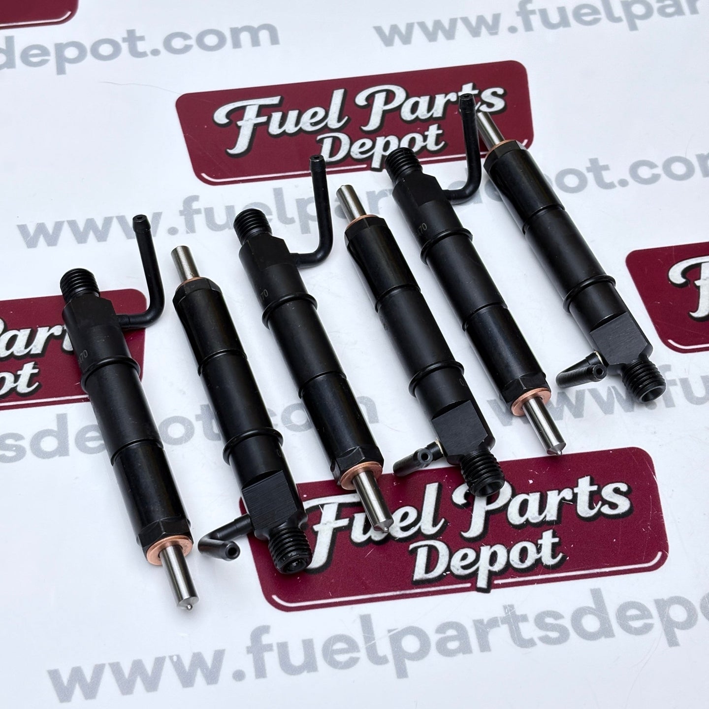 6 Pcs Fuel Injector 212 - 8470 2128470 fit for Caterpillar CAT 311C 312C 314C 318C 320C 320D 321C Excavator 3066 3064 Engine - Fuel Parts Depot