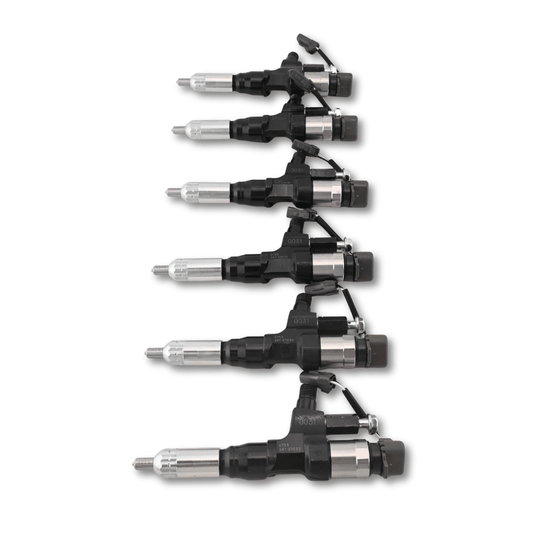 6 Pcs Fuel Injector 23670-E0030 Fit for Hino Engine J08E Truck 500 Series - Fuel Parts Depot