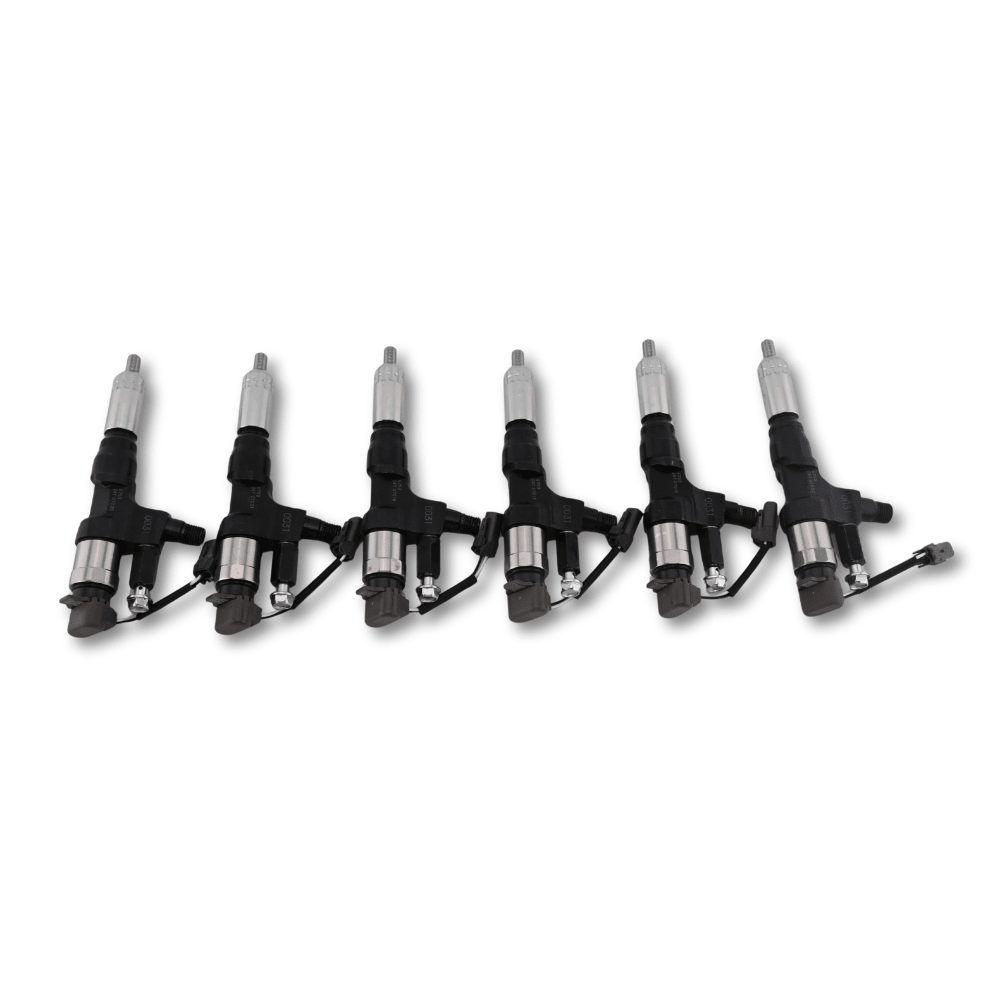 6 Pcs Fuel Injector 23670-E0030 Fit for Hino Engine J08E Truck 500 Series - Fuel Parts Depot