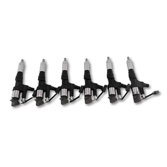 6 Pcs Fuel Injector 23670-E0030 Fit for Hino Engine J08E Truck 500 Series - Fuel Parts Depot