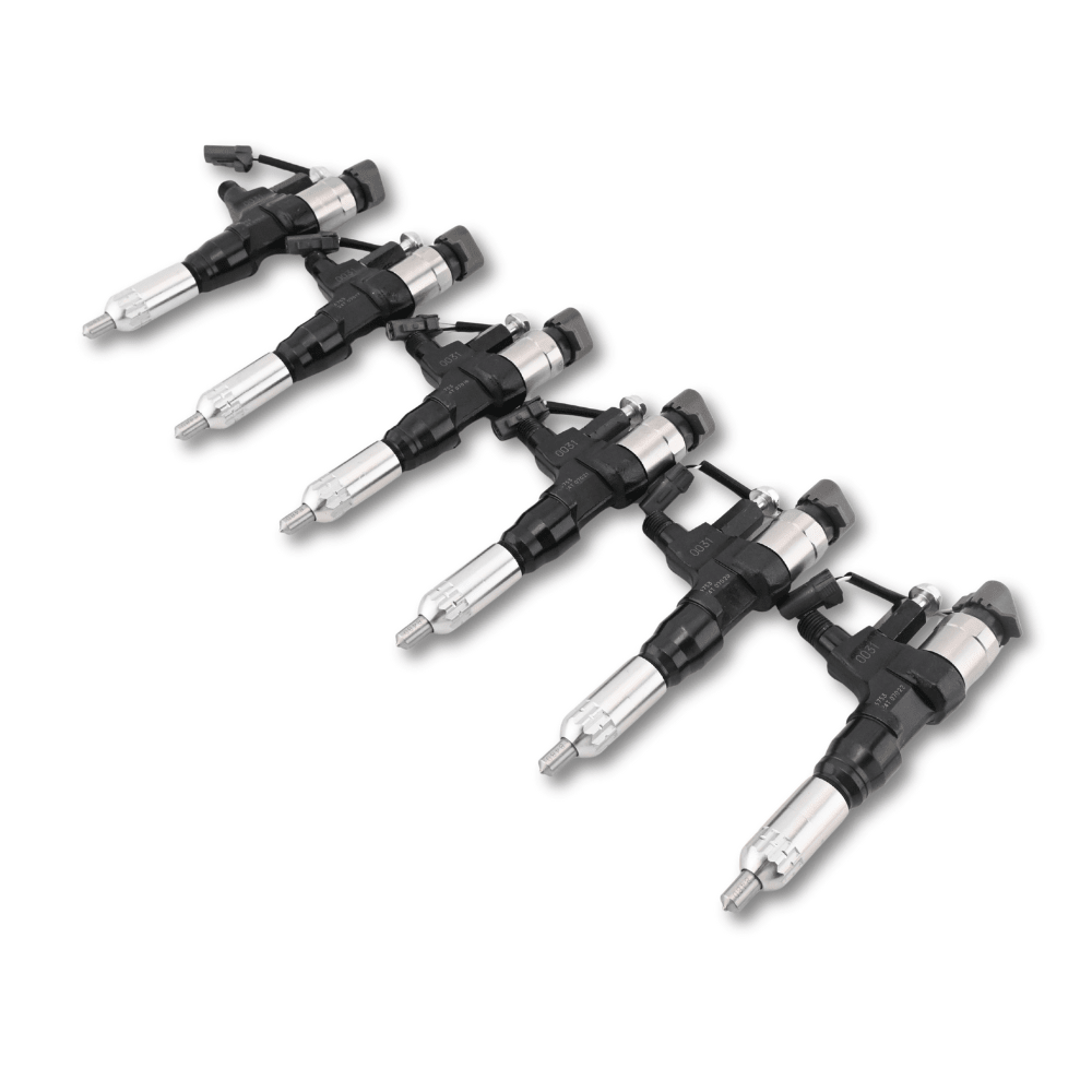 6 Pcs Fuel Injector 23670-E0030 Fit for Hino Engine J08E Truck 500 Series - Fuel Parts Depot