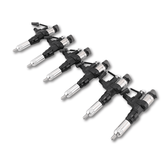 6 Pcs Fuel Injector 23670-E0030 Fit for Hino Engine J08E Truck 500 Series - Fuel Parts Depot
