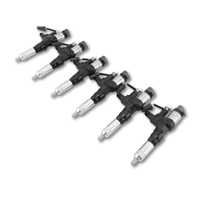 6 Pcs Fuel Injector 23670-E0030 Fit for Hino Engine J08E Truck 500 Series - Fuel Parts Depot