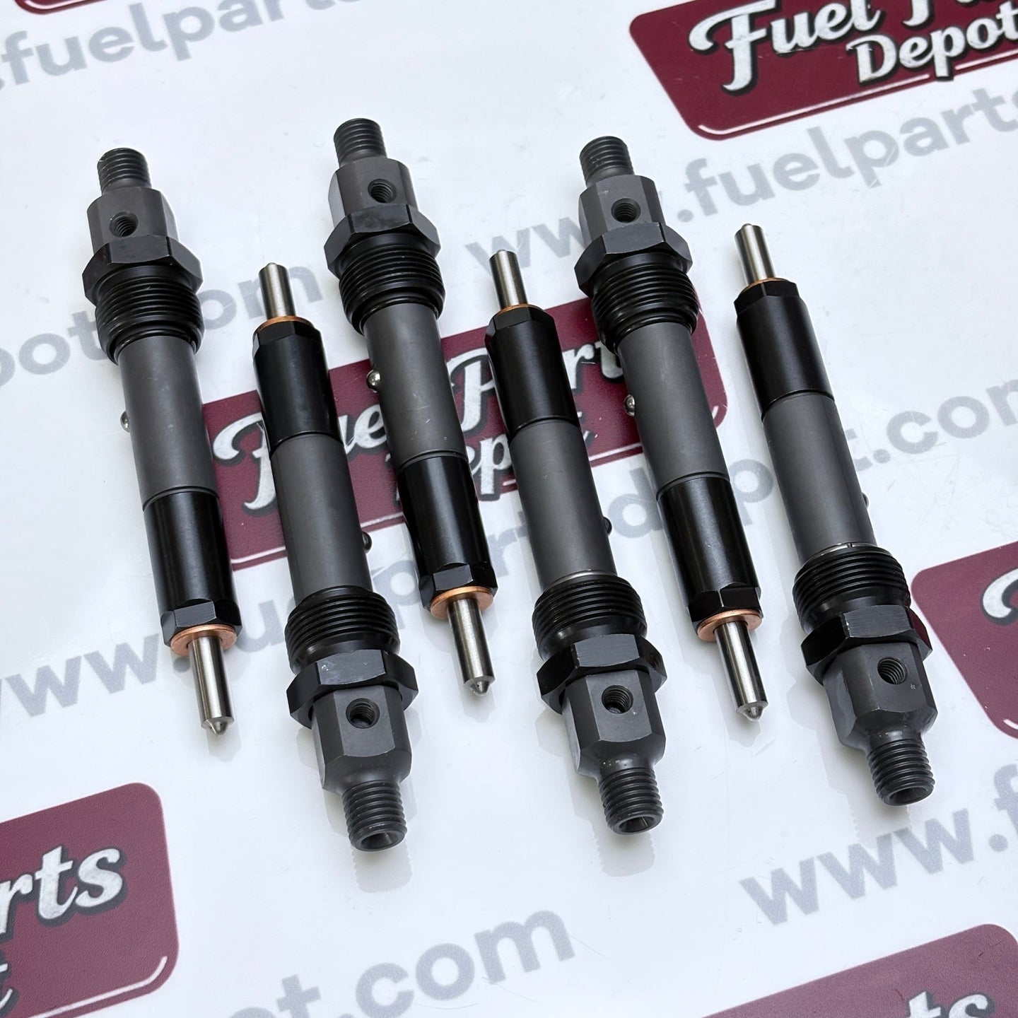 6 Pcs Fuel Injector 2645A043 152 - 3935 fits Perkins 1004 - 40 fits Caterpillar 3054 JCB 2CX - Fuel Parts Depot