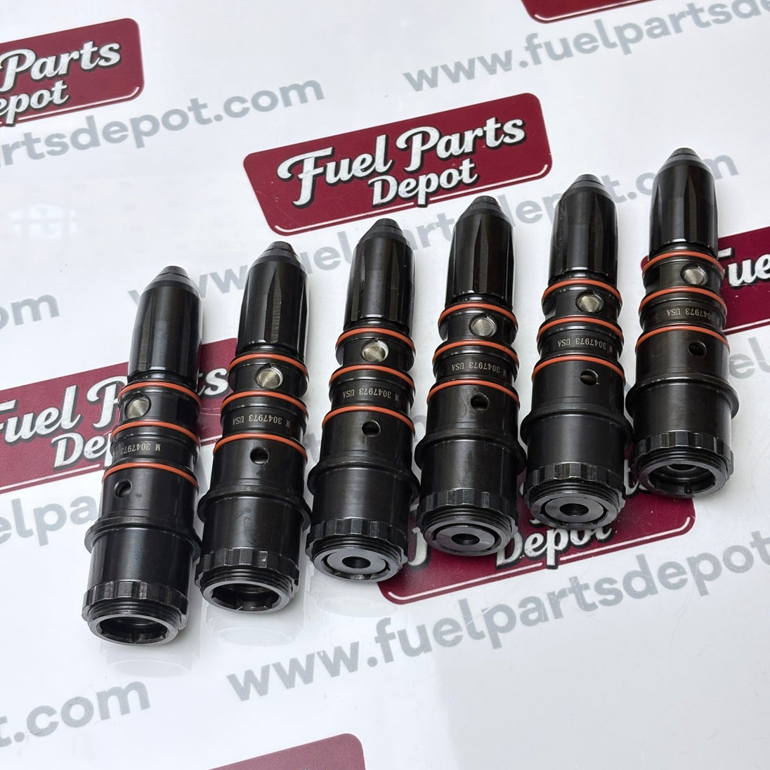 6 Pcs Fuel Injector 3030445 3060594 Fit for Cummins Engine NTC N855 NT855 NTA855 - Fuel Parts Depot