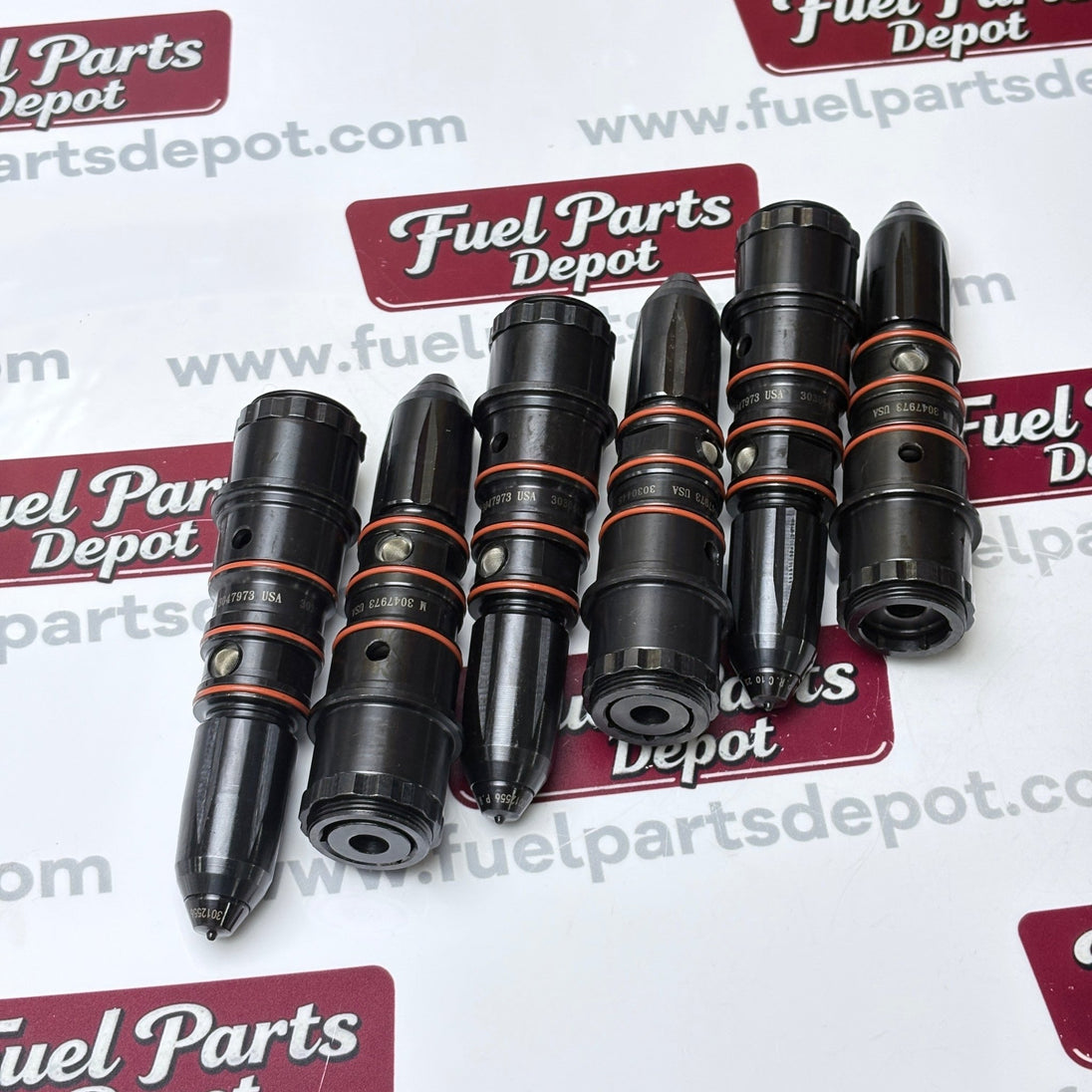 6 Pcs Fuel Injector 3030445 3060594 Fit for Cummins Engine NTC N855 NT855 NTA855 - Fuel Parts Depot