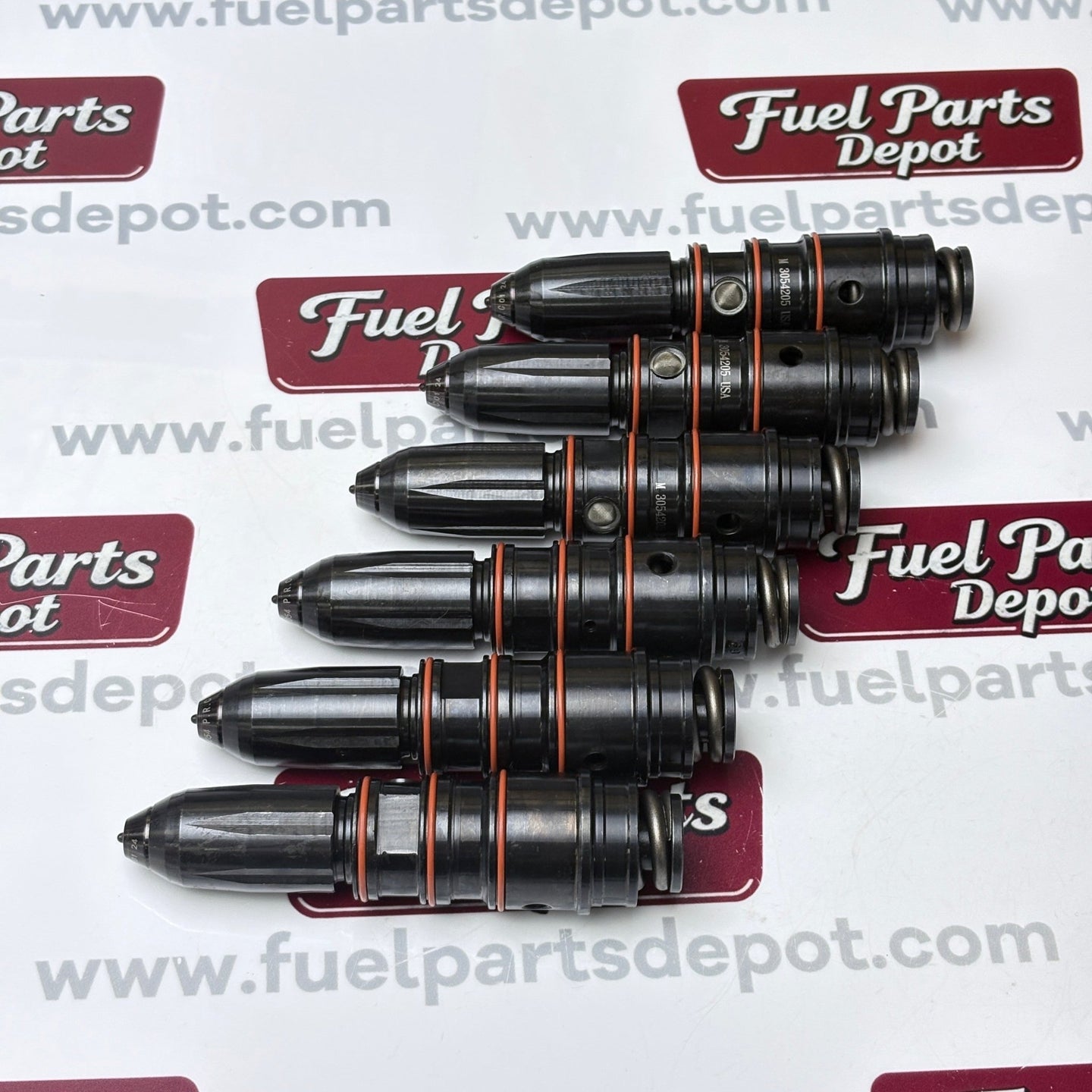 6 Pcs Fuel Injector 3054205 Fit for Cummins Engine NTC NH N855 NTA855 - Fuel Parts Depot