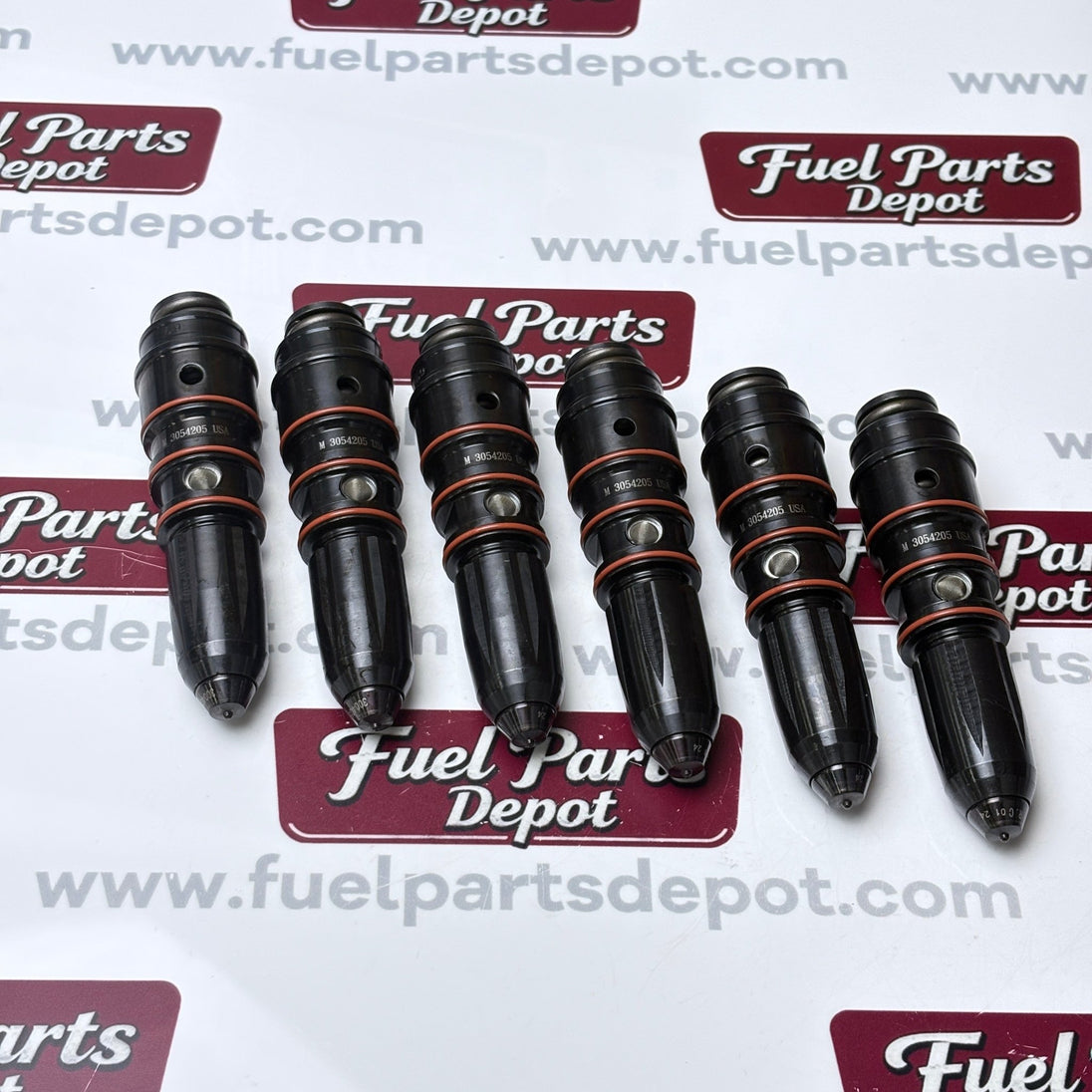6 Pcs Fuel Injector 3054205 Fit for Cummins Engine NTC NH N855 NTA855 - Fuel Parts Depot