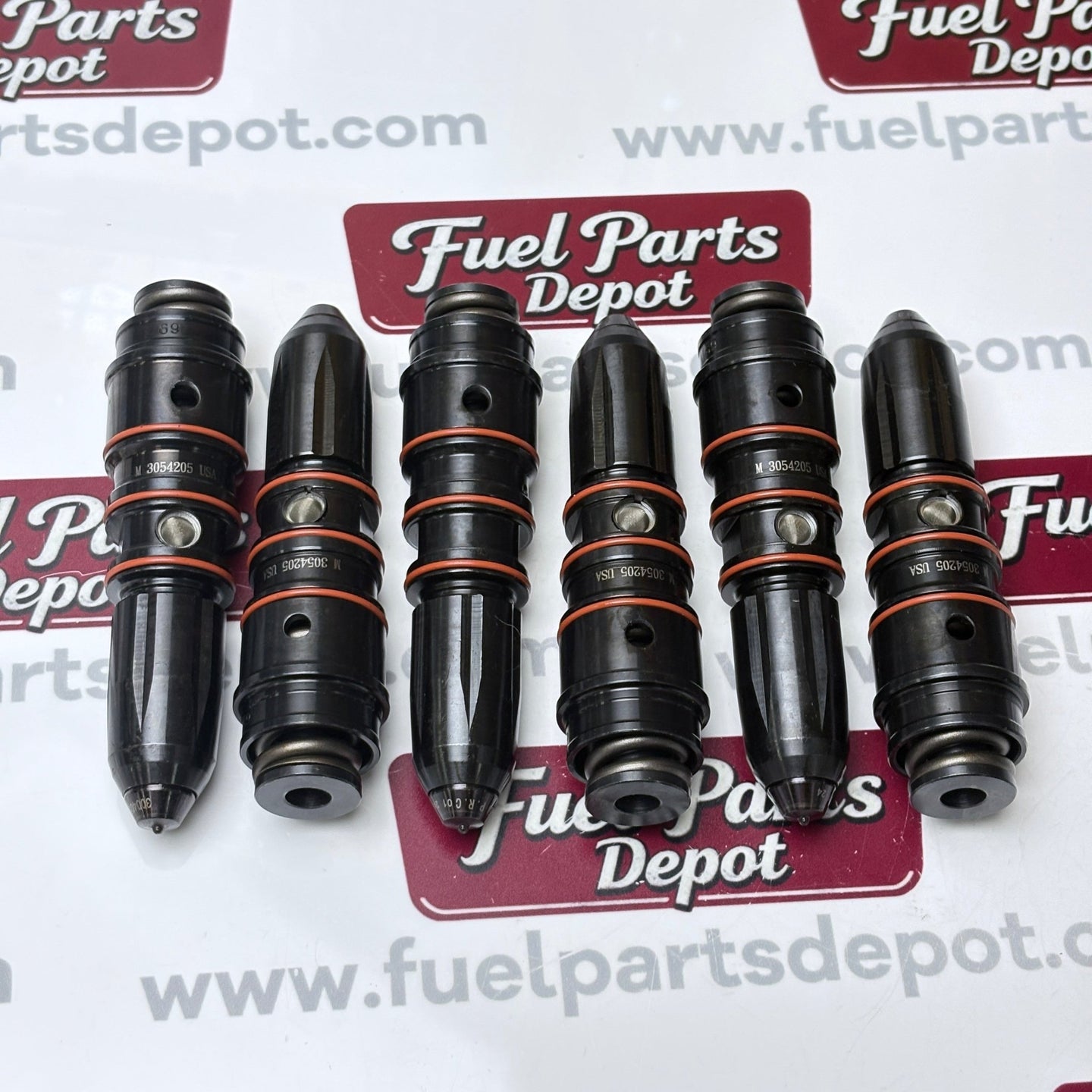 6 Pcs Fuel Injector 3054205 Fit for Cummins Engine NTC NH N855 NTA855 - Fuel Parts Depot