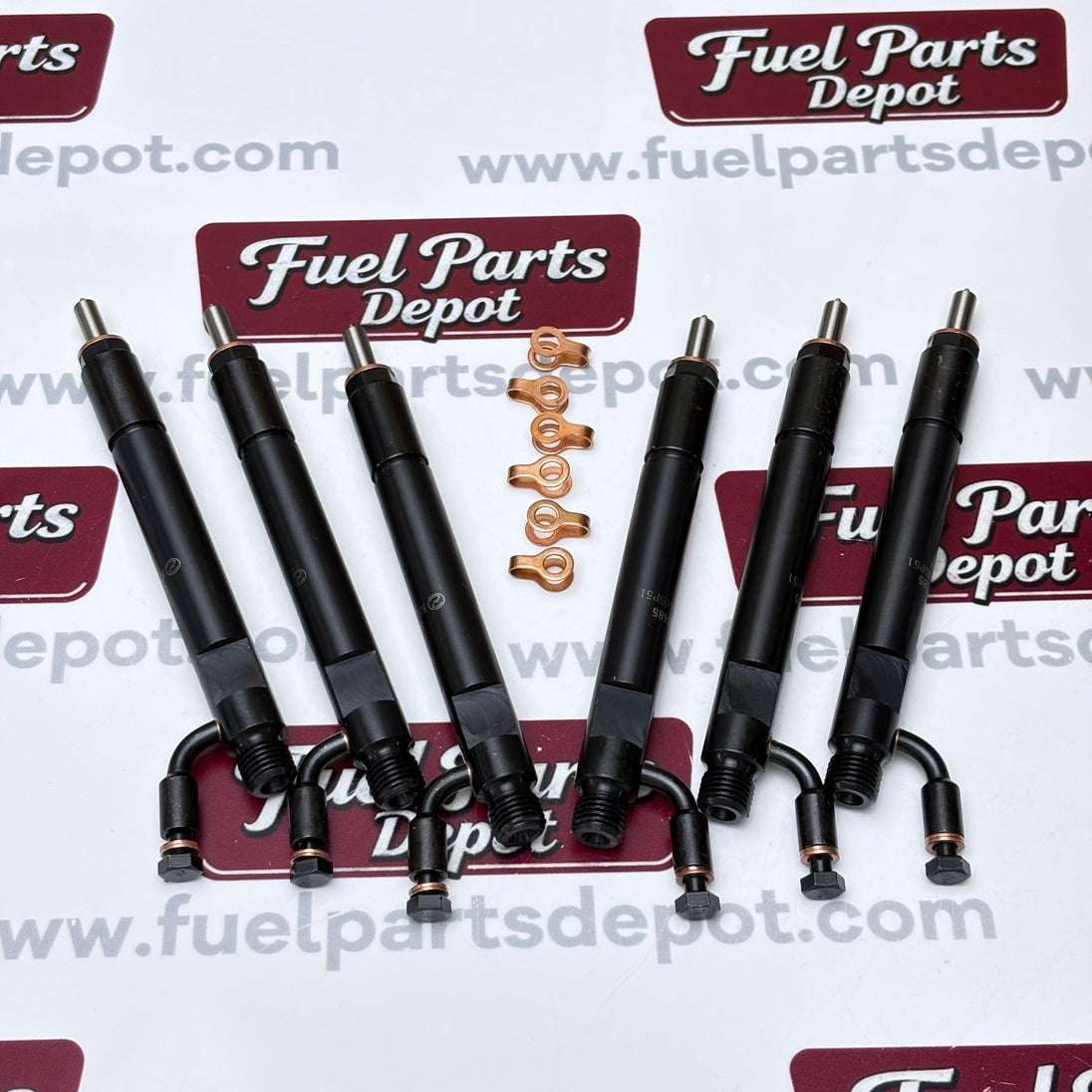 6 Pcs Fuel Injector 3802485 fit for Cummins Engine 6CT 6CT8.3 ISC QSC - Fuel Parts Depot