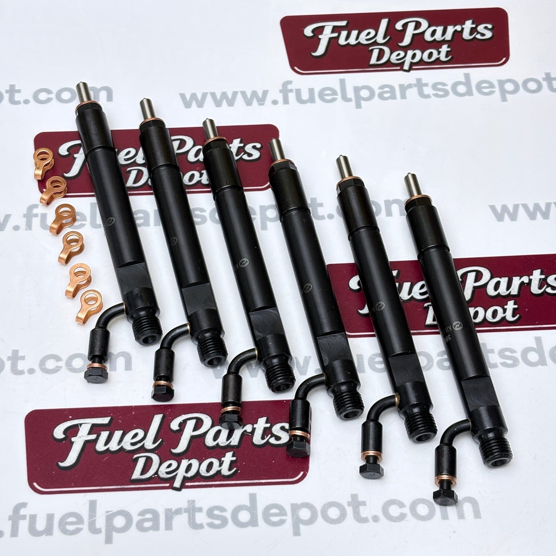 6 Pcs Fuel Injector 3802485 fit for Cummins Engine 6CT 6CT8.3 ISC QSC - Fuel Parts Depot