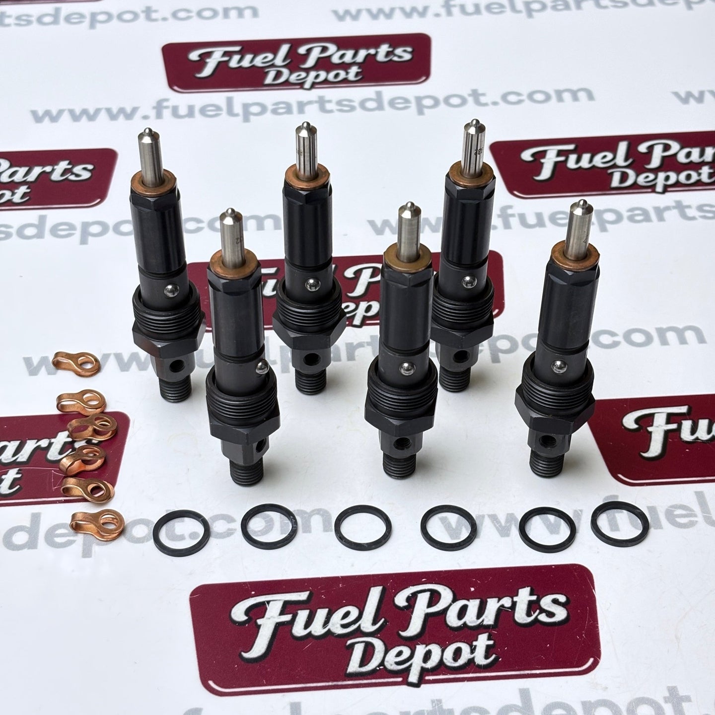 6 Pcs Fuel Injector 3897596 3967597 0432131753 Fit for Cummins Engine 6BTA 5.9L - Fuel Parts Depot