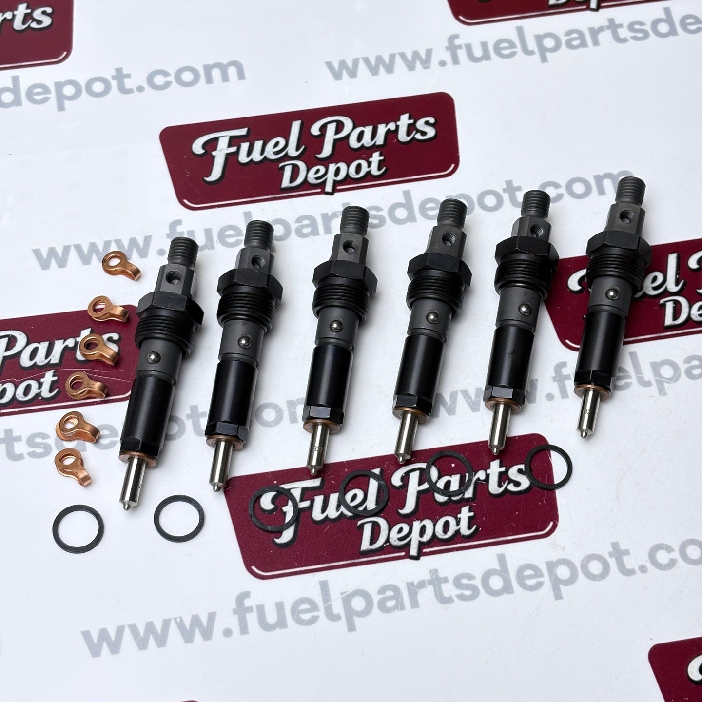 6 Pcs Fuel Injector 3897596 3967597 0432131753 Fit for Cummins Engine 6BTA 5.9L - Fuel Parts Depot