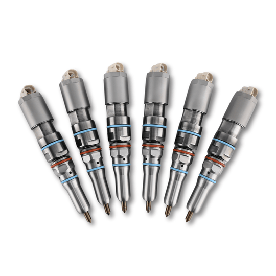 6 Pcs Fuel Injector 460-8213 20R-5077 Fit for Caterpillar CAT Engine C9 C9.3 Wheel Loader 966L 966M 972L 972M - Fuel Parts Depot