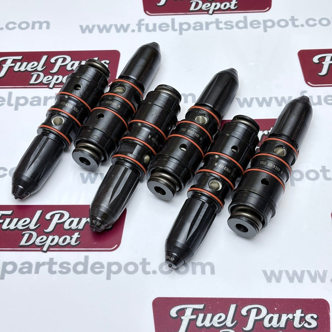 6 Pcs Fuel Injector 4914308 3054218 for Cummins Engine N855 NT855 NTA855 N106 - Fuel Parts Depot