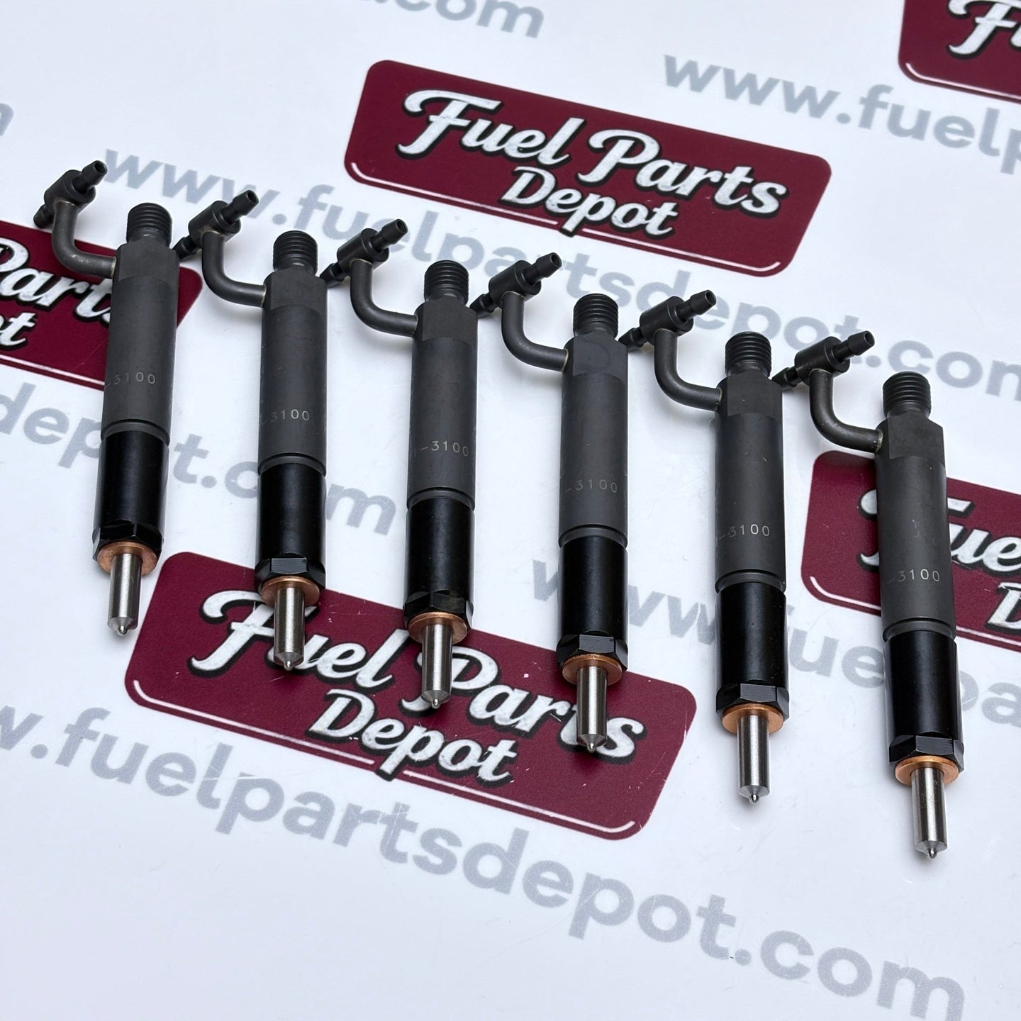 6 Pcs Fuel Injector 6207 - 11 - 3100 6202 - 13 - 3110 Fits Komatsu SA6D95L Engine PC200 - 6 PC200 - 5 D21AG - 7 D21S - 7 - Fuel Parts Depot