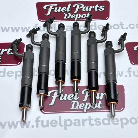 6 Pcs Fuel Injector 6207 - 11 - 3100 6202 - 13 - 3110 Fits Komatsu SA6D95L Engine PC200 - 6 PC200 - 5 D21AG - 7 D21S - 7 - Fuel Parts Depot