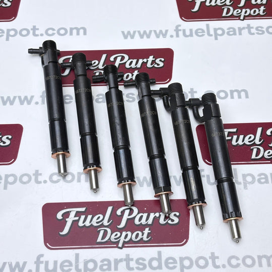 6 Pcs Fuel Injector 687372C91 749945C91 fit for Case 1660 1670 1680 1822 1844 D - 414 D - 436 D - 466 DT466 - Fuel Parts Depot