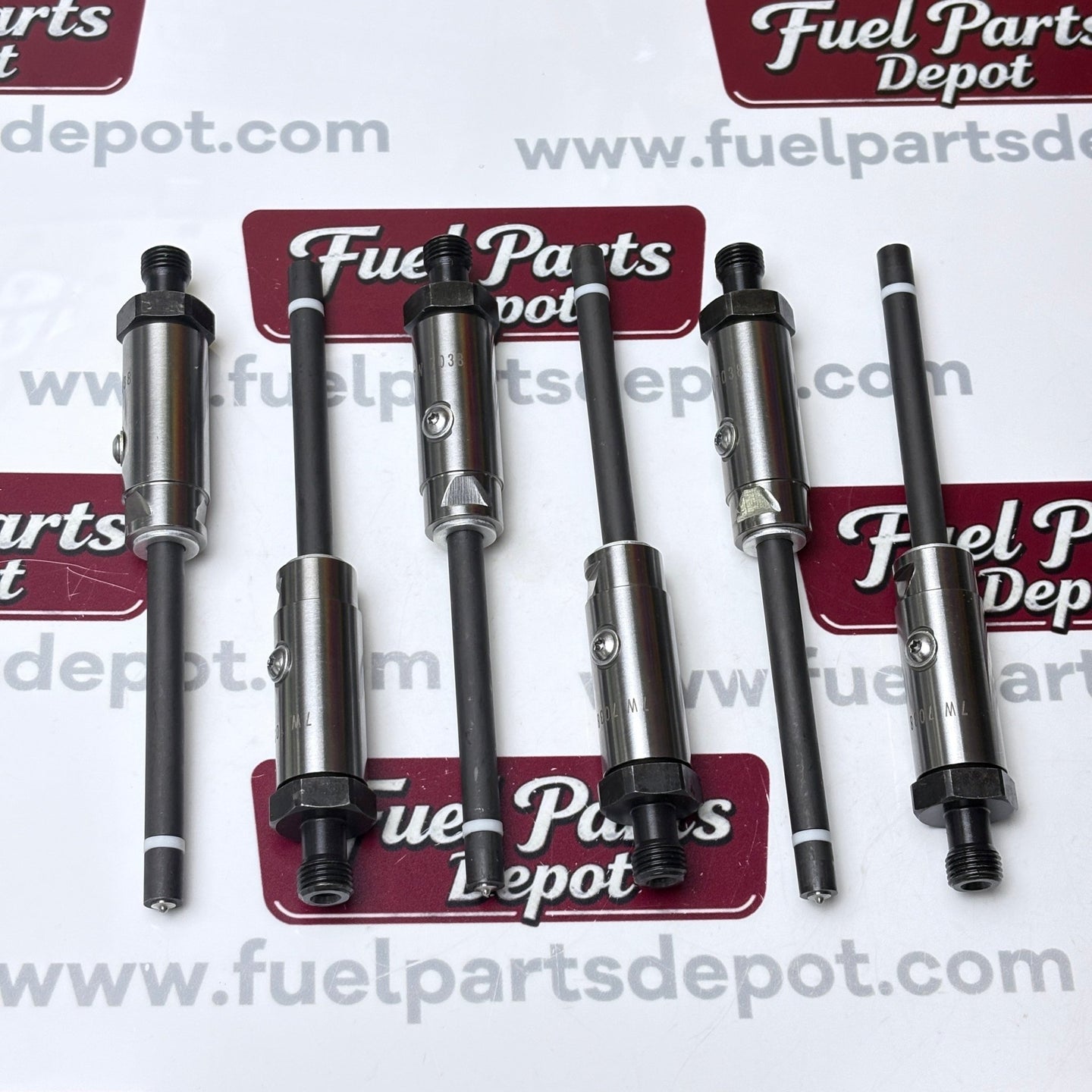 6 Pcs Fuel Injector 7W-7038 7W7038 0R-4124 0R4124 Fit for Caterpillar CAT Engine 3306 3306B Tractor D6H D6D D6R - Fuel Parts Depot