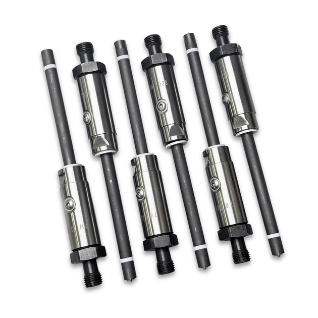 6 Pcs Fuel Injector 7W-7038 7W7038 0R-4124 0R4124 Fit for Caterpillar CAT Engine 3306 3306B Tractor D6H D6D D6R - Fuel Parts Depot