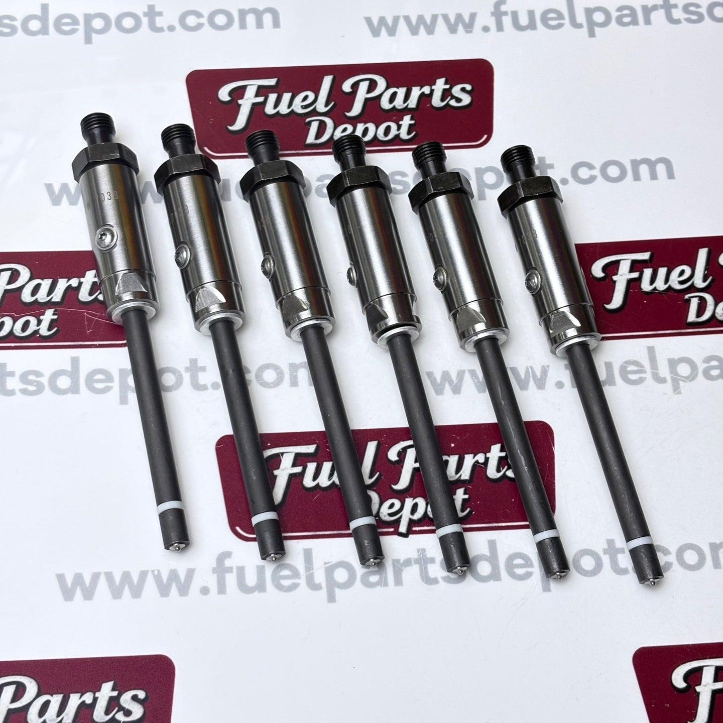 6 Pcs Fuel Injector 7W-7038 7W7038 0R-4124 0R4124 Fit for Caterpillar CAT Engine 3306 3306B Tractor D6H D6D D6R - Fuel Parts Depot