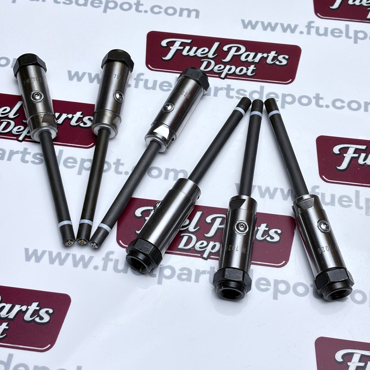 6 Pcs Fuel Injector 7W7026 0R3423 for Caterpillar Engine 3406B 3412C 3408E D9R SR4 - Fuel Parts Depot