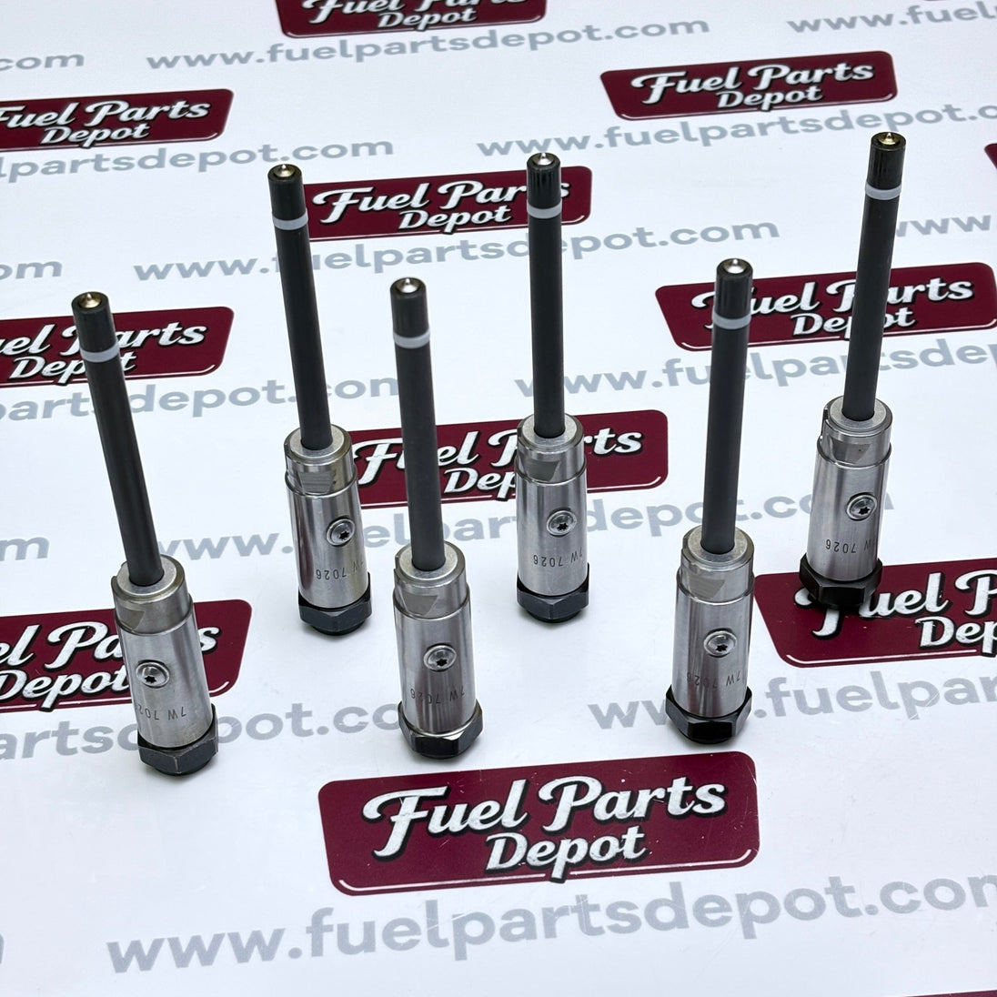 6 Pcs Fuel Injector 7W7026 0R3423 for Caterpillar Engine 3406B 3412C 3408E D9R SR4 - Fuel Parts Depot