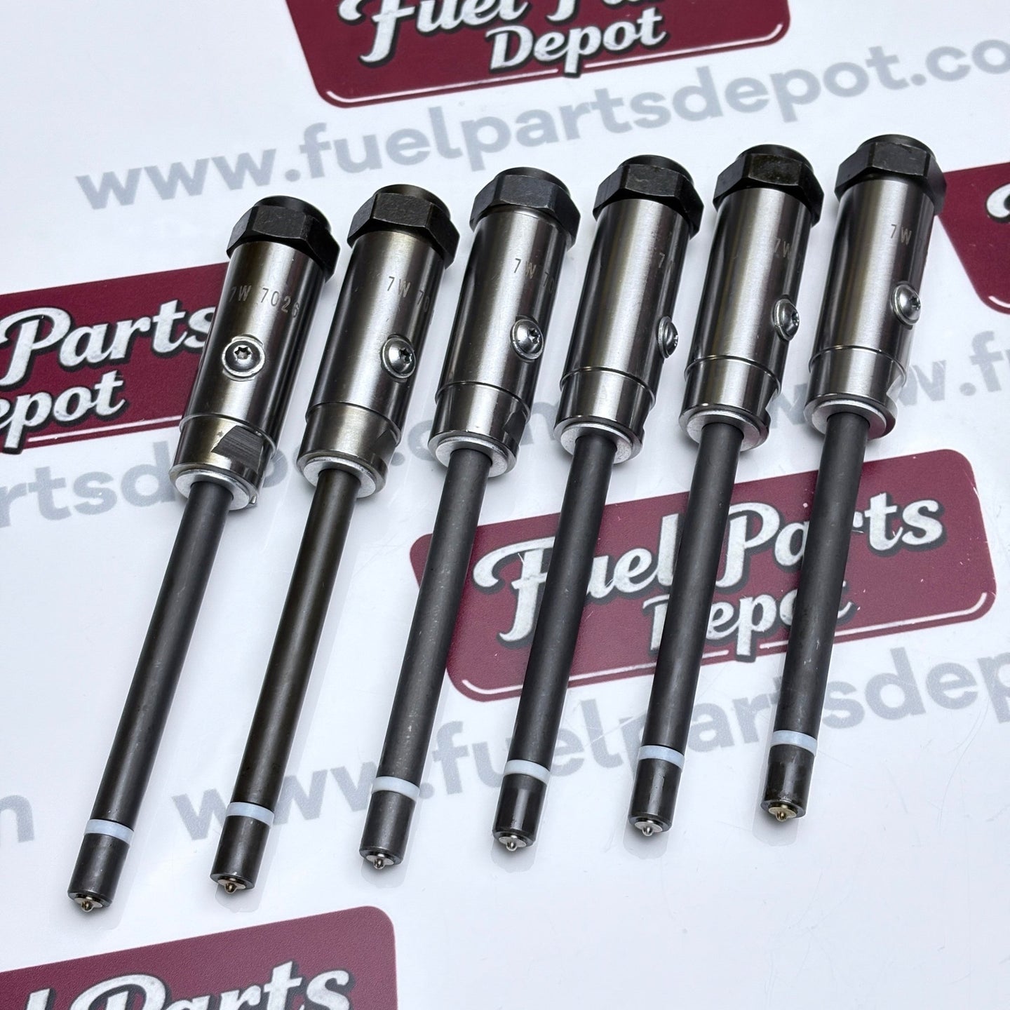 6 Pcs Fuel Injector 7W7026 0R3423 for Caterpillar Engine 3406B 3412C 3408E D9R SR4 - Fuel Parts Depot