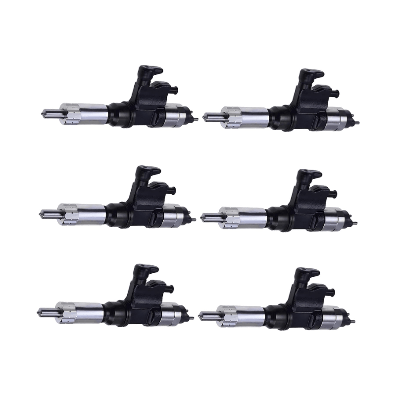 6 Pcs Fuel Injector 8-98151856-3 8981518563 Compatible with Isuzu 4HK1 6HK1 Engine - Fuel Parts Depot