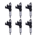 6 Pcs Fuel Injector 8-98151856-3 8981518563 Compatible with Isuzu 4HK1 6HK1 Engine - Fuel Parts Depot