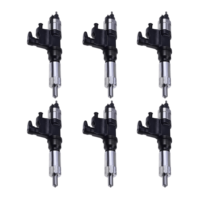 6 Pcs Fuel Injector 8-98151856-3 8981518563 Compatible with Isuzu 4HK1 6HK1 Engine - Fuel Parts Depot