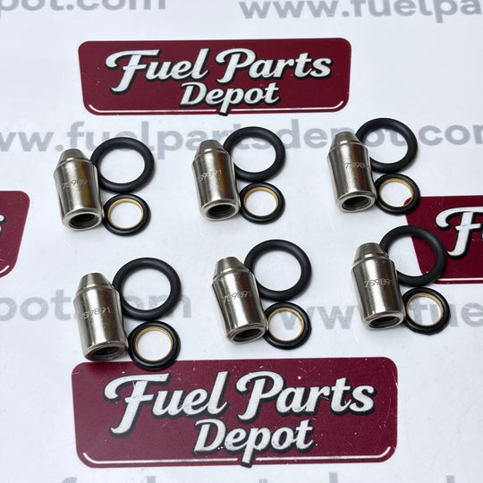 6 Pcs Fuel Injector Nozzle 7S-9891 8N-4694 Set of 6 for CAT 3306 3406 3408 3412 Excavator Dozer Loader Grader - Fuel Parts Depot