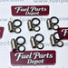 6 Pcs Fuel Injector Nozzle 7S-9891 8N-4694 Set of 6 for CAT 3306 3406 3408 3412 Excavator Dozer Loader Grader - Fuel Parts Depot