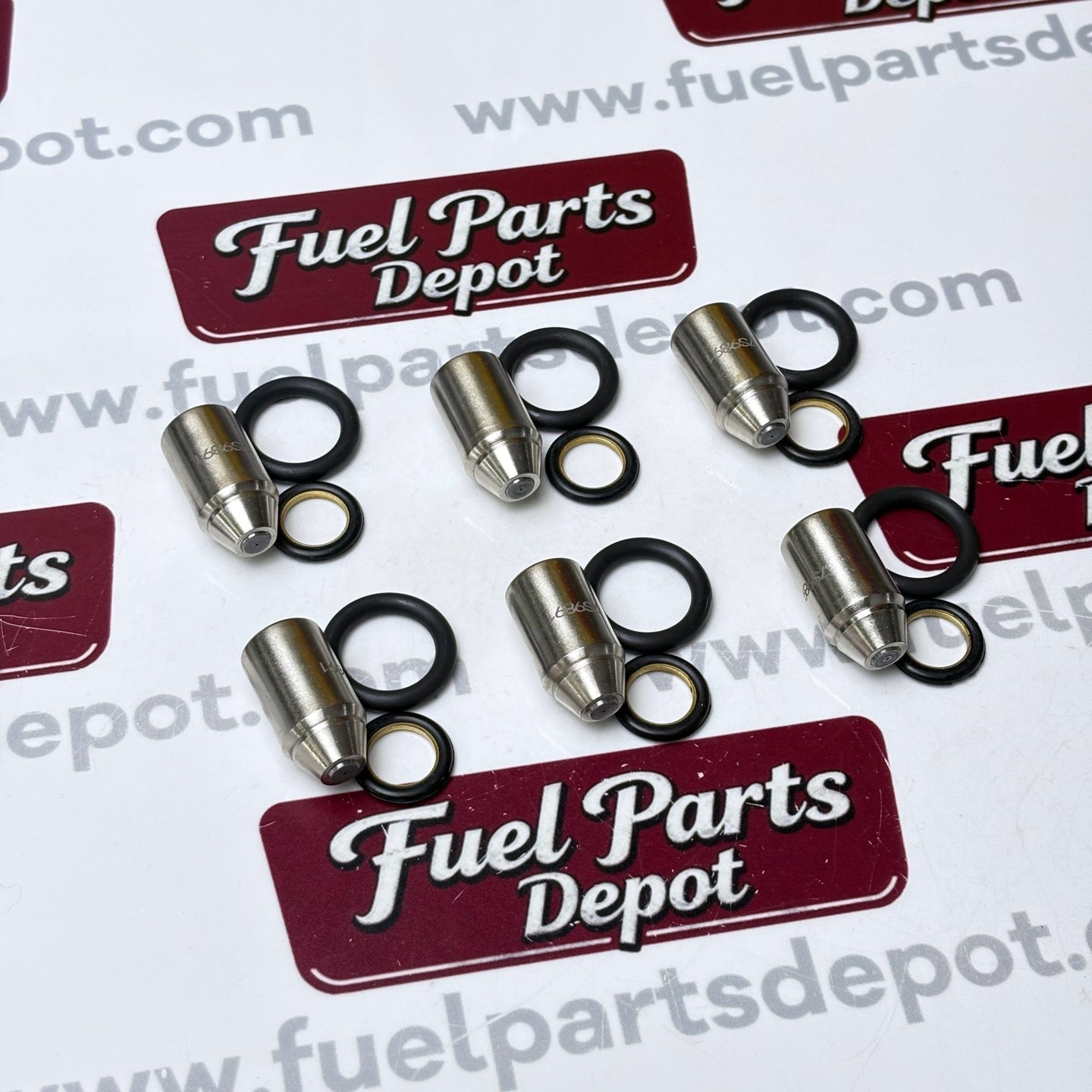 6 Pcs Fuel Injector Nozzle 7S-9891 8N-4694 Set of 6 for CAT 3306 3406 3408 3412 Excavator Dozer Loader Grader - Fuel Parts Depot