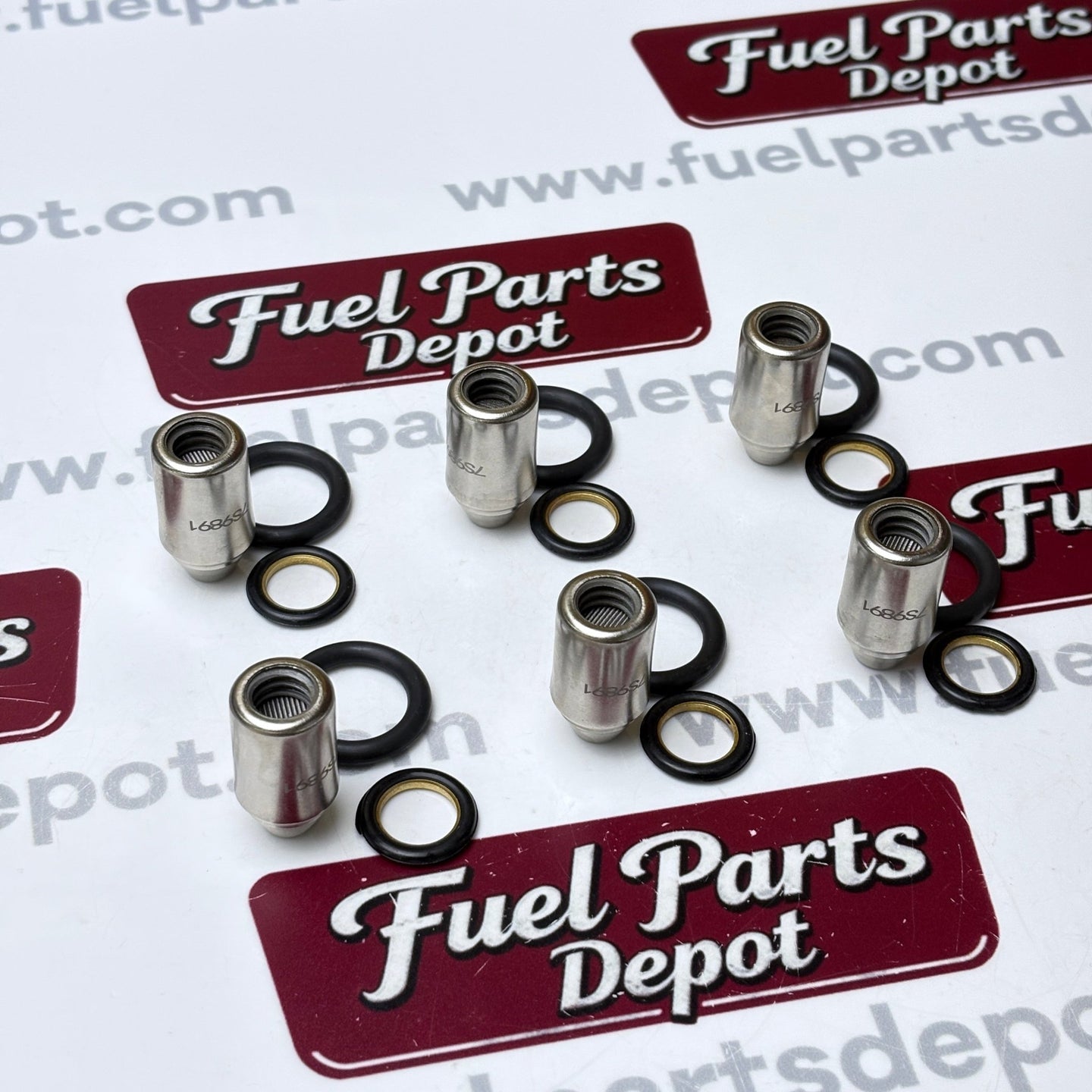 6 Pcs Fuel Injector Nozzle 7S-9891 8N-4694 Set of 6 for CAT 3306 3406 3408 3412 Excavator Dozer Loader Grader - Fuel Parts Depot