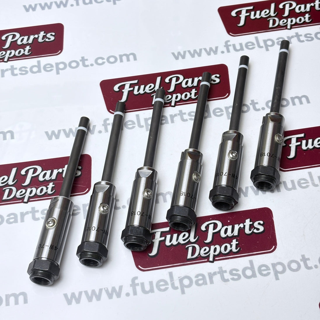 6 Pcs Fuel Injector Pencil Nozzle 4W-7018 4W7018 Fit for Caterpillar CAT 3406B 3432 3408 3408B - Fuel Parts Depot